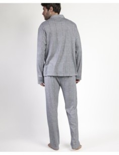 Pijama Manga Larga Abierto Harris para Hombre | MrDandy 2