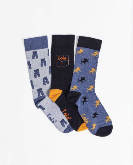 Calcetín Mediano Lois Jeans para Hombre, | Lovehomewear