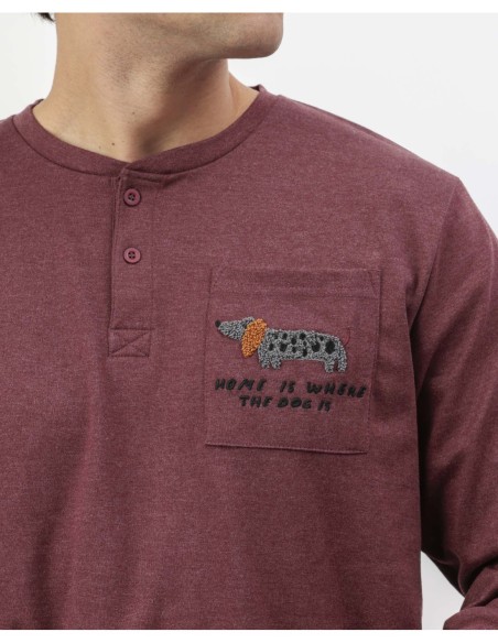 Pijama Manga Larga Tapeta Dog Home para | MrDandy