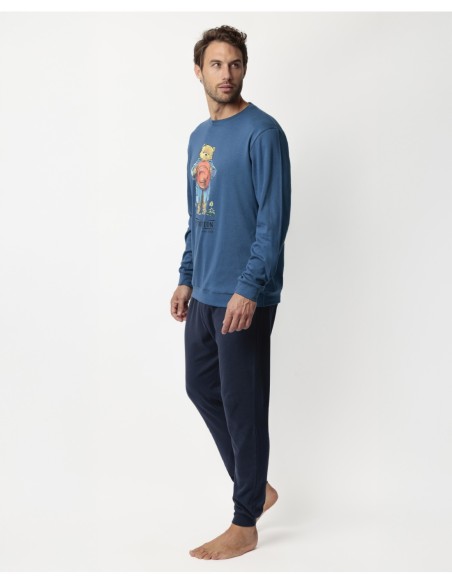 Pijama Manga Larga Watercolor para Hombre | MrDandy