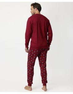 Pijama Manga Larga Garnet para Hombre | MrDandy 2