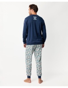 Pijama Manga Larga Aloha Stitch para Hombre | MrDandy 2