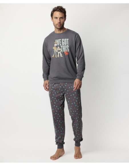 Pijama Manga Larga We Got This para Hombre | MrDandy