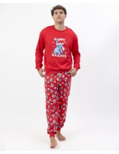 Pijama Manga Larga Stitch Happy Holidays para | MrDandy