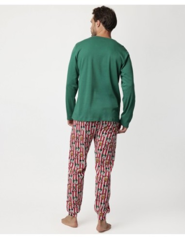 Pijama Manga Larga Party Friends para Hombre | MrDandy