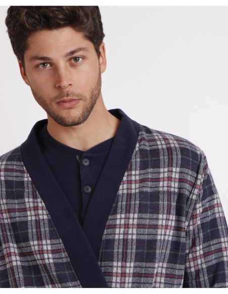 Bata Manga Larga Calentita Sober para Hombre | MrDandy