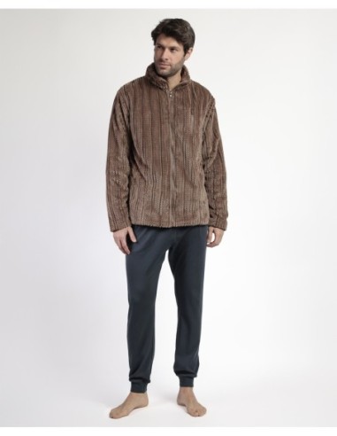 Bata Manga Larga Calentita Cinnamon para | MrDandy