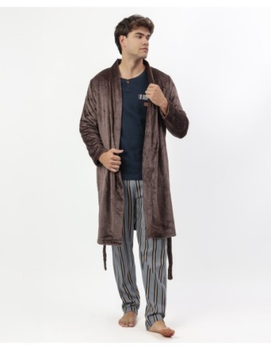 Bata Manga Larga Calentita Spiga para Hombre | MrDandy