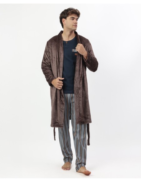 Bata Manga Larga Calentita Spiga para Hombre | MrDandy