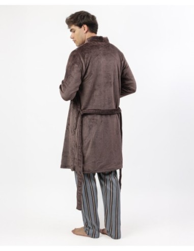 Bata Manga Larga Calentita Spiga para Hombre | MrDandy