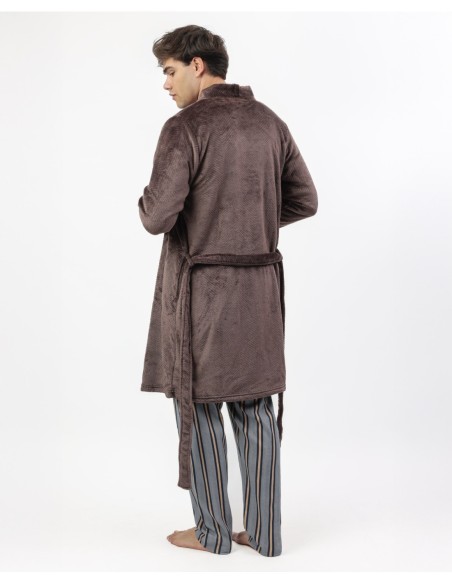 Bata Manga Larga Calentita Spiga para Hombre | MrDandy