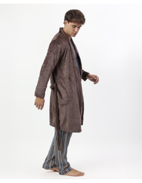 Bata Manga Larga Calentita Spiga para Hombre | MrDandy