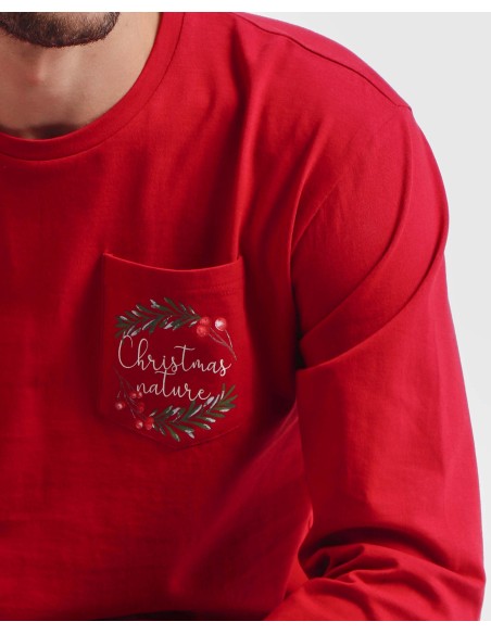 Pijama Manga Larga Christmas Nature para | Lovehomewear