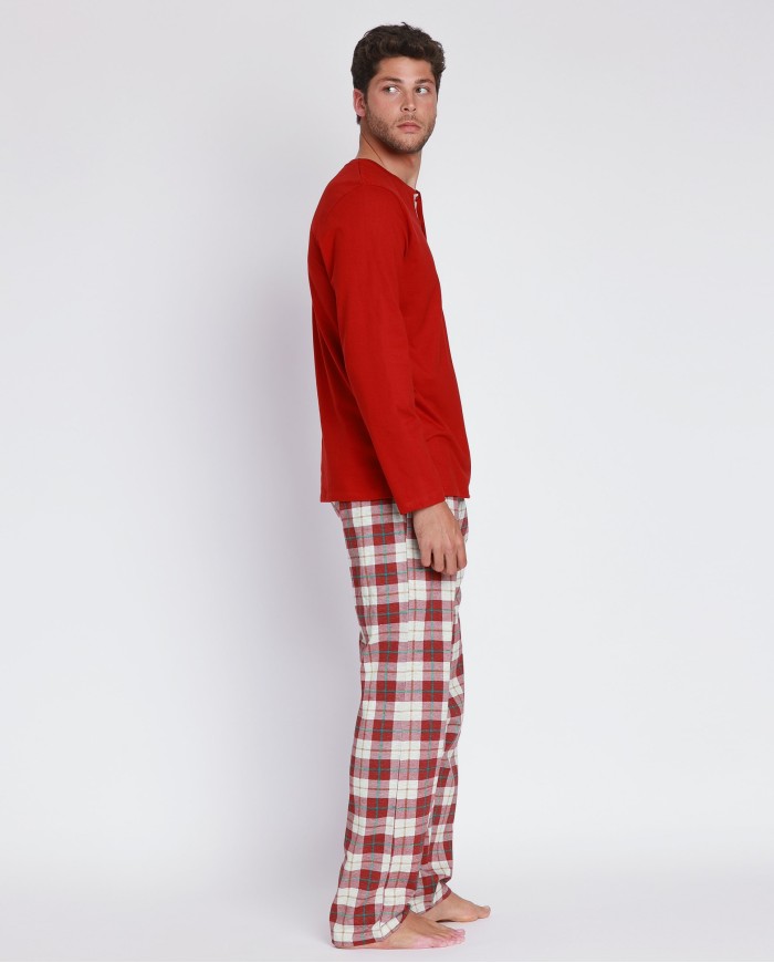 Pijama Manga Larga Gingerbread para Hombre | Lovehomewear