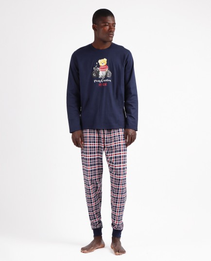 Pijama Manga Larga Bear para Hombre | Lovehomewear