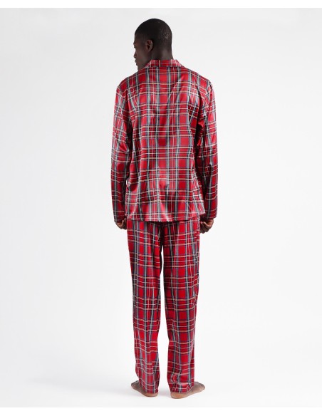 Pijama Manga Larga Abierto Scottish Fashion | Lovehomewear