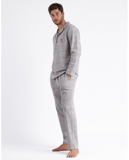 Pijama Abierto Manga Larga Bulldog para | Lovehomewear 2