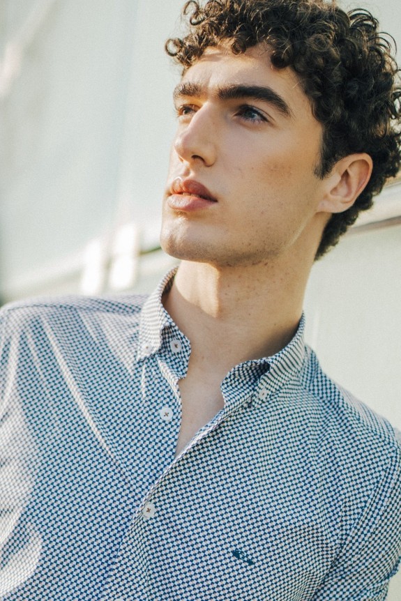 Camisa estampada cuadraditos regular fit no plancha | mister dandy