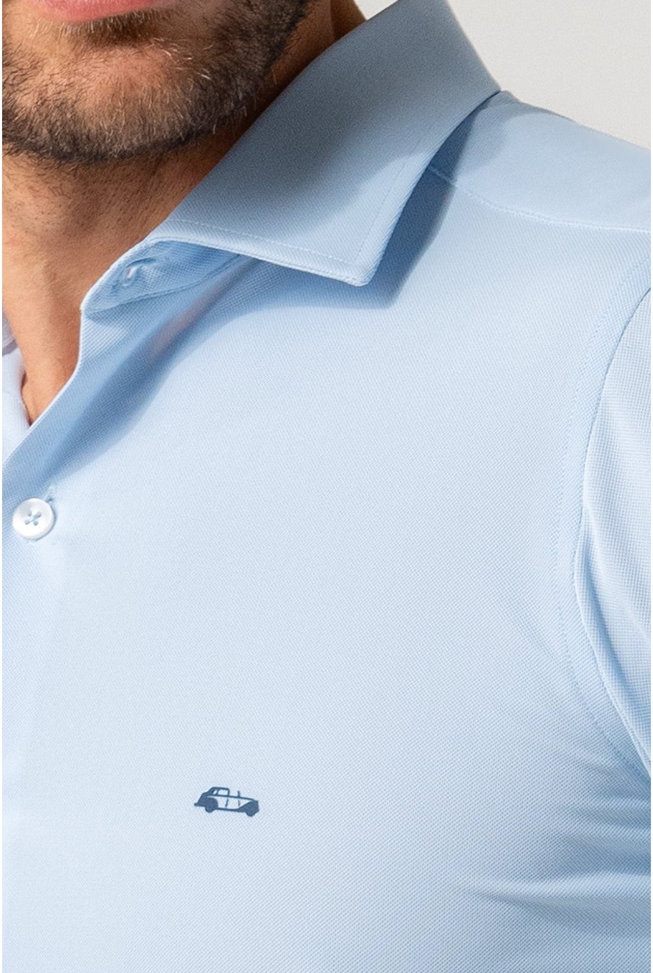 Camisa hombre lisa azul celeste no plancha | mister dandy | comprar online