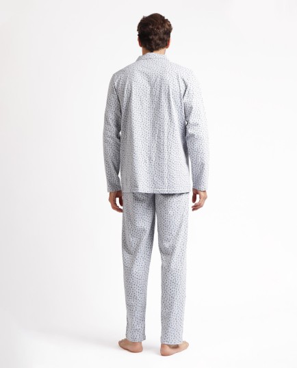 Pijama Abierto Manga Larga Typewriter para | Lovehomewear 2