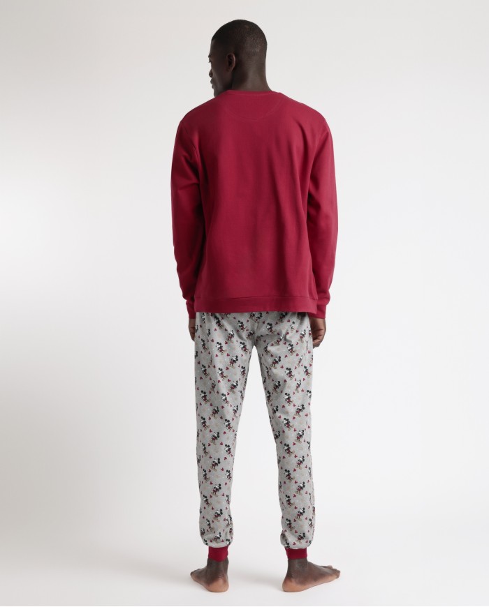 Pijama Manga Larga King Mickey para Hombre | Lovehomewear
