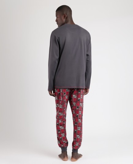 Pijama Manga Larga Punk Vader para Hombre | Lovehomewear 2