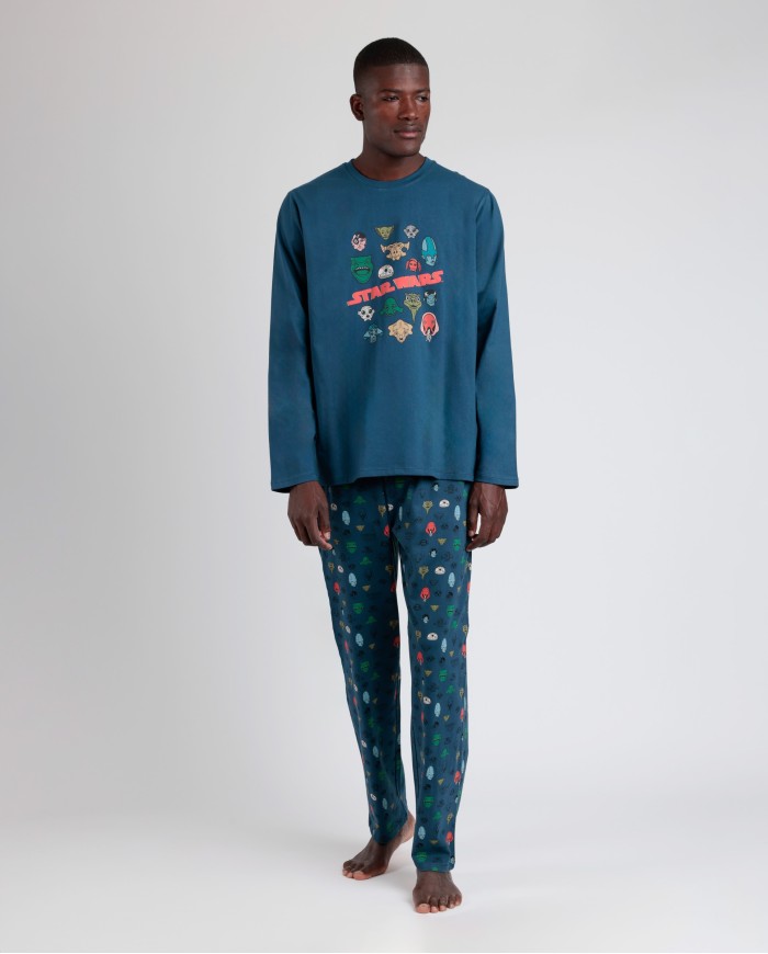 Pijama Manga Larga Alien Species para Hombre | Lovehomewear