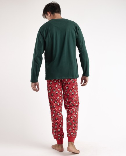 Pijama Manga Larga Mickey Xmas para Hombre | Lovehomewear 2