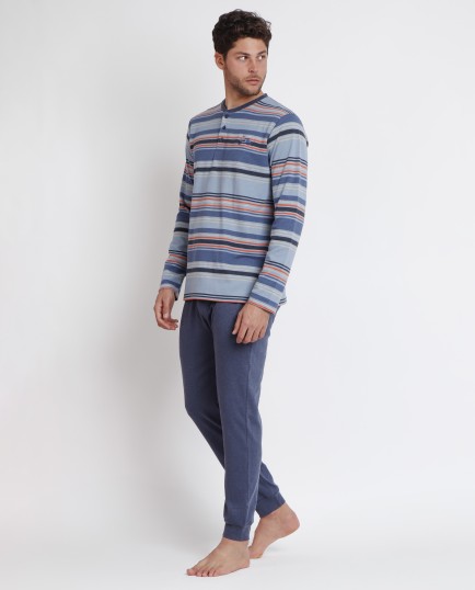 Pijama Manga Larga Rayas Vespa Style para | Lovehomewear 2