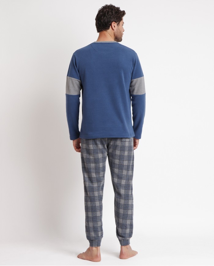 MAGNIFIC Pijama Manga Larga Saxony para | Lovehomewear