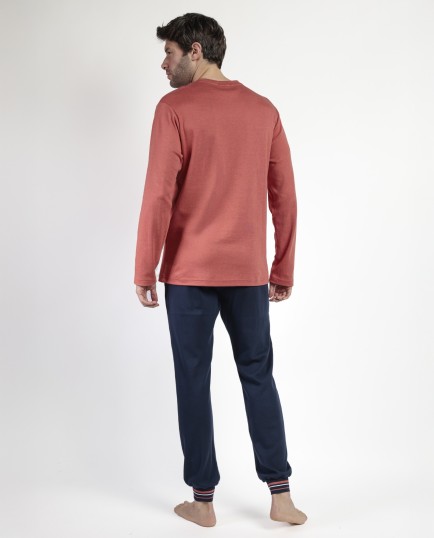 Pijama Manga Larga Burnt para Hombre | Lovehomewear 2