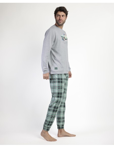 Pijama Manga Larga Felpa Vintage Car para | Lovehomewear