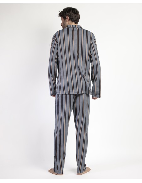 Pijama Manga Larga Abierto Pointe para Hombre | Lovehomewear