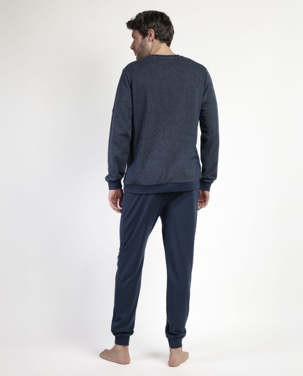 Pijama Manga Larga Felpa Ridge para Hombre | Lovehomewear 2