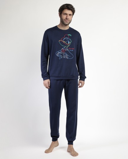 Pijama Manga Larga Donald Ok para Hombre | Lovehomewear