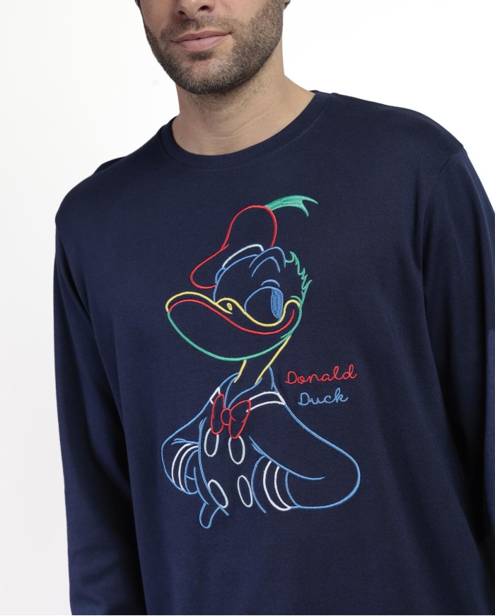 Pijama Manga Larga Donald Ok para Hombre | Lovehomewear