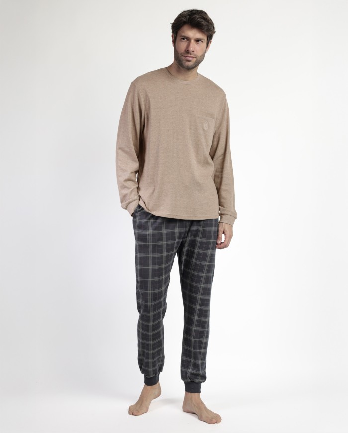 Pijama Manga Larga Cinnamon para Hombre | Lovehomewear