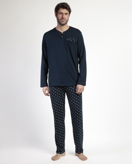 Pijama Manga Larga Tapeta Classic Tie para | Lovehomewear