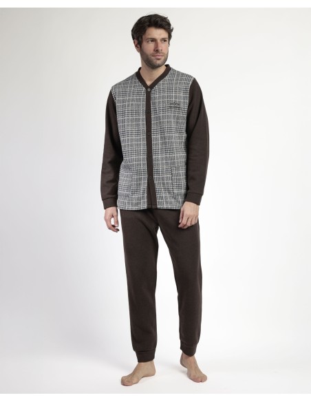 MAGNIFIC Pijama Manga Larga Abierto Americano | Lovehomewear