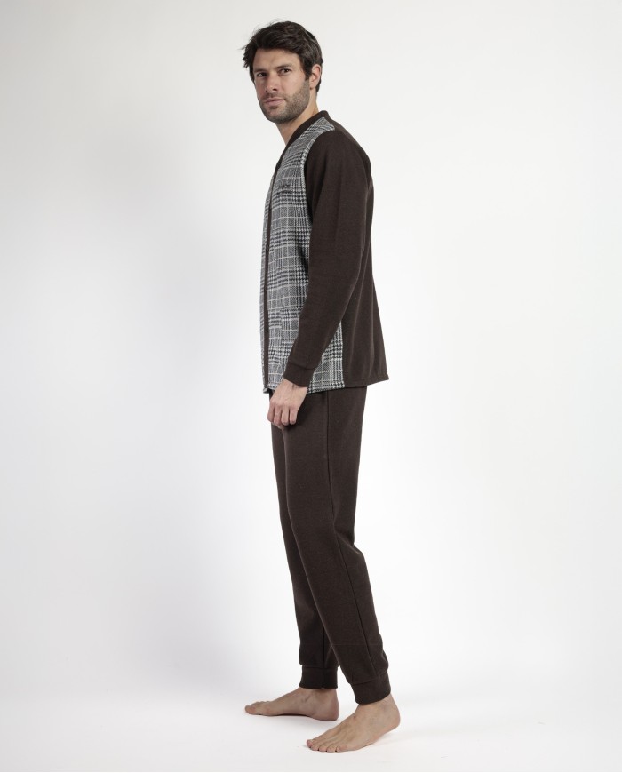 MAGNIFIC Pijama Manga Larga Abierto Americano | Lovehomewear