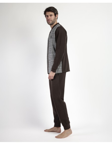 MAGNIFIC Pijama Manga Larga Abierto Americano | Lovehomewear