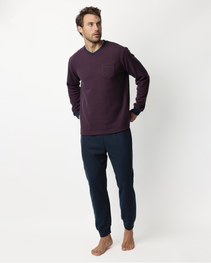MAGNIFIC Pijama Manga Larga Claret para | Lovehomewear