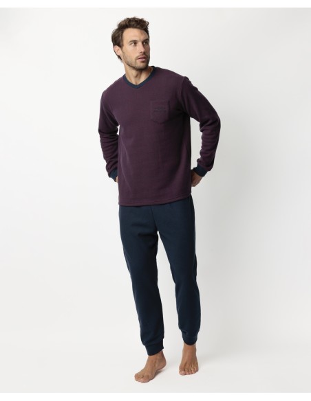 MAGNIFIC Pijama Manga Larga Claret para | Lovehomewear