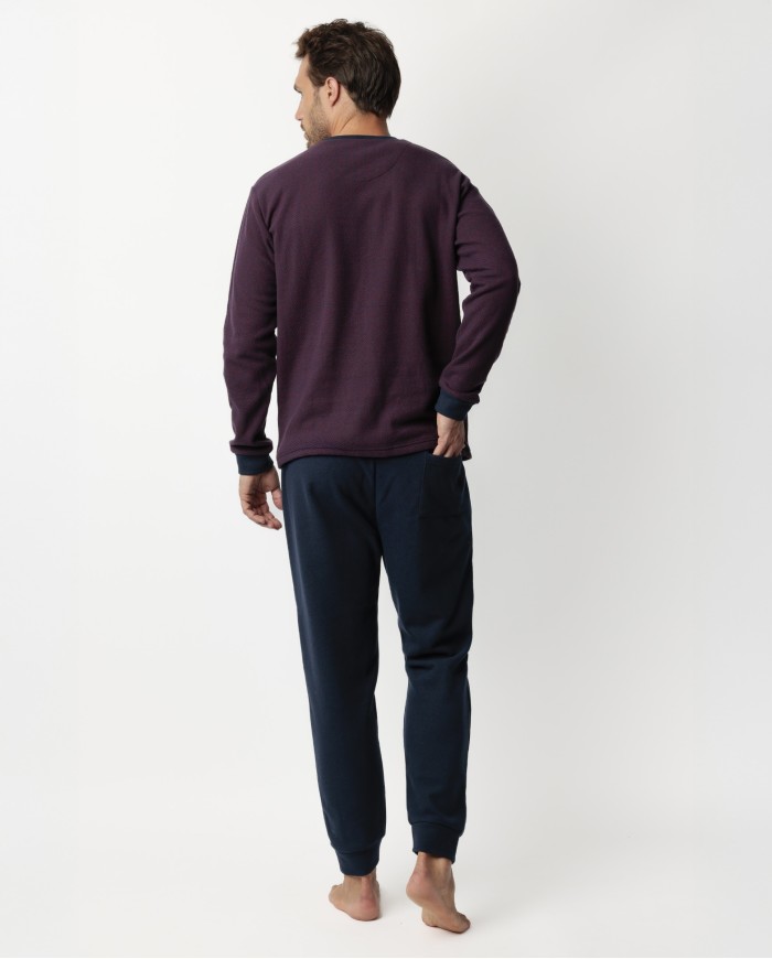 MAGNIFIC Pijama Manga Larga Claret para | Lovehomewear