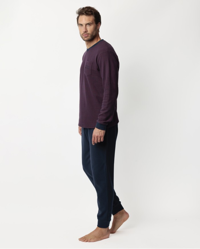 MAGNIFIC Pijama Manga Larga Claret para | Lovehomewear