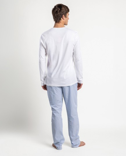 HOME Pijama Manga Larga Popelín Home Compact | Lovehomewear 2