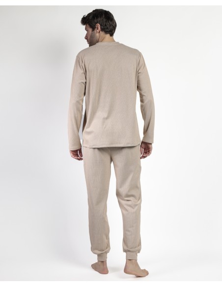HOME Pijama Manga Larga Canalé Supersoft para | Lovehomewear