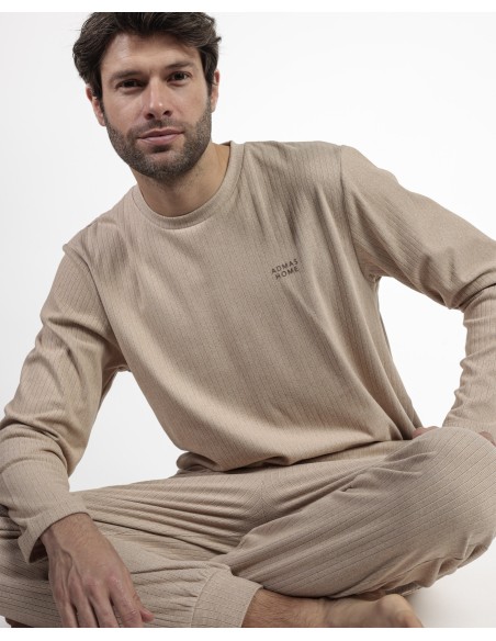 HOME Pijama Manga Larga Canalé Supersoft para | Lovehomewear