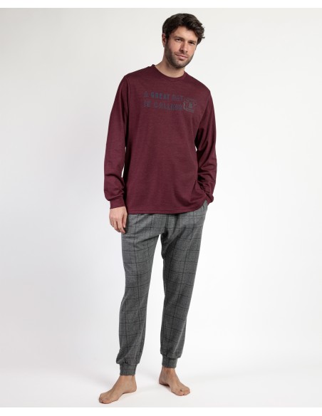 STAY AT HOME Pijama Manga Larga Calling para | Lovehomewear