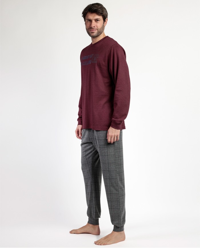 STAY AT HOME Pijama Manga Larga Calling para | Lovehomewear